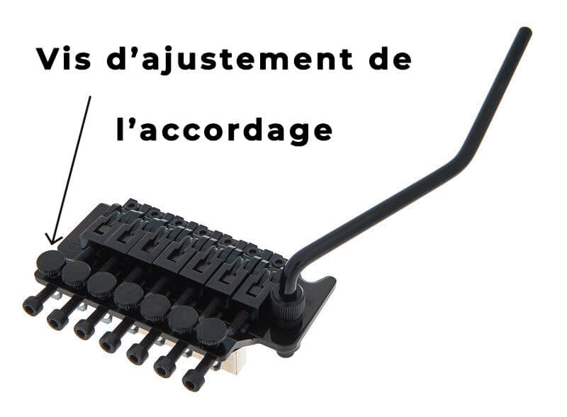 vis ajustement accordage floyd rose