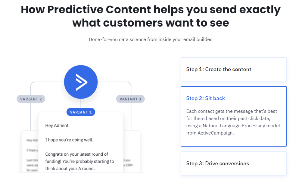 ActiveCampaign email A/B testing