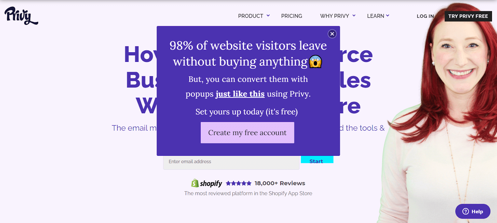 Privy email marketing tool for ecommerce