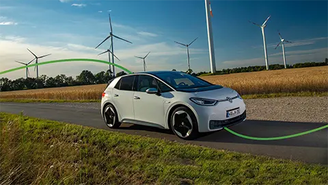 VW ev en Windmill Road