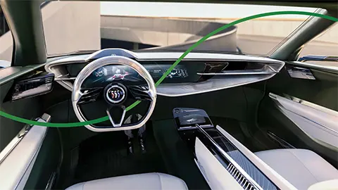 Interior del Buick Wildcat EV