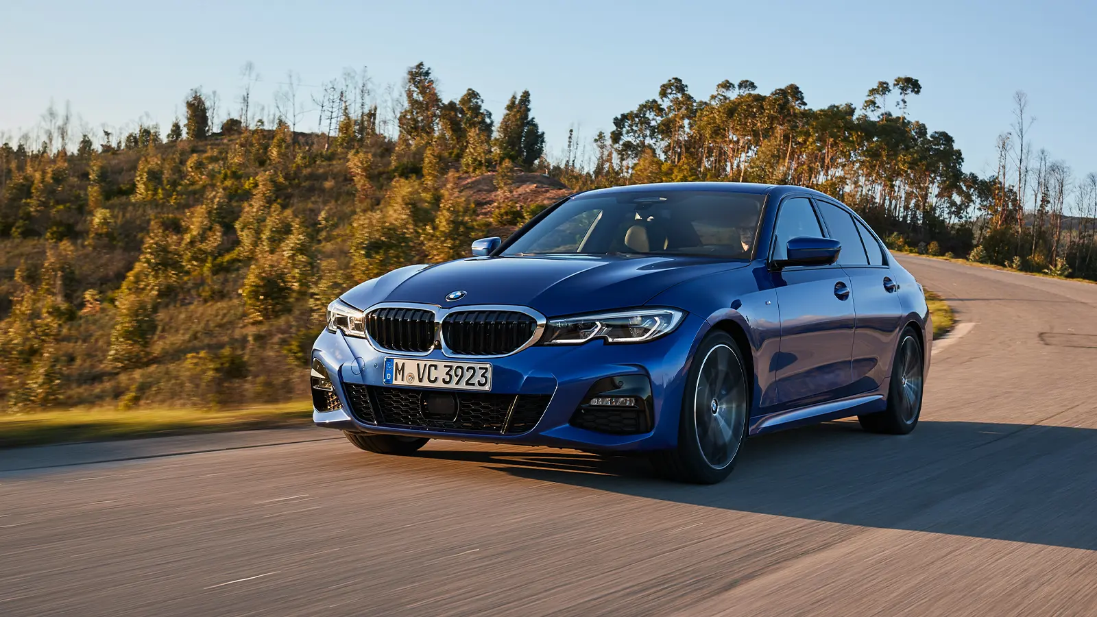 BMW 330i Driving in the Mountains