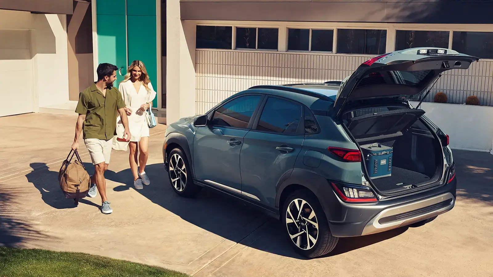 Hyundai Kona with Tailgate Lifted