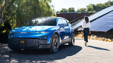 Fisker Pear exterior view lifestyle photo