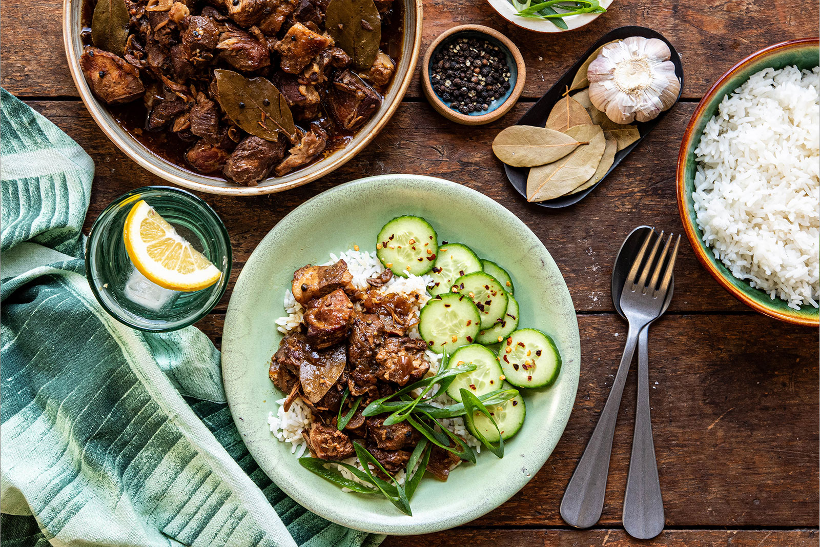 Slow Cooker Pork Shoulder Adobo