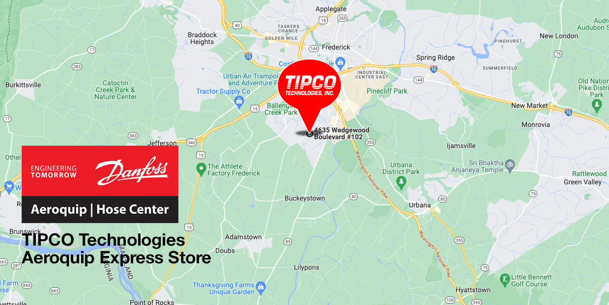 TIPCO Aeroquip Express Hose Center in Frederick, Maryland