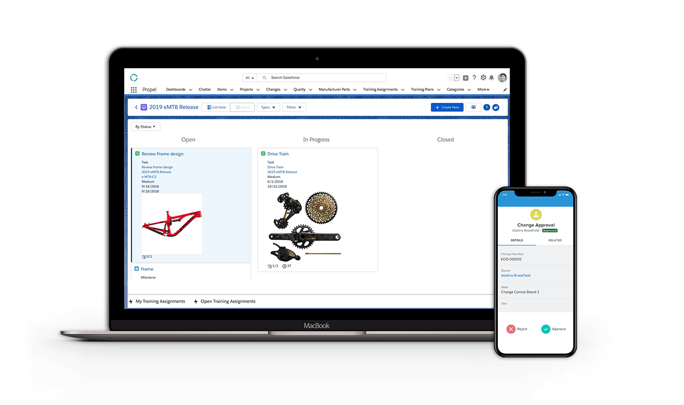 Propel helps engineers, marketing, sales, partners, customers, and everyone in between collaborate on every piece of product information needed to get products from the concept and development stage to the moment the product is in the customer’s hands.