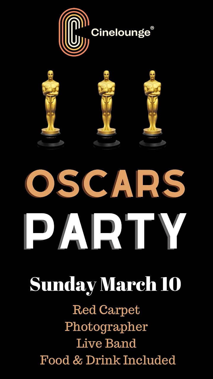 Cinelounge Tiburon's 2nd Annual Oscars Viewing Party Tiburon