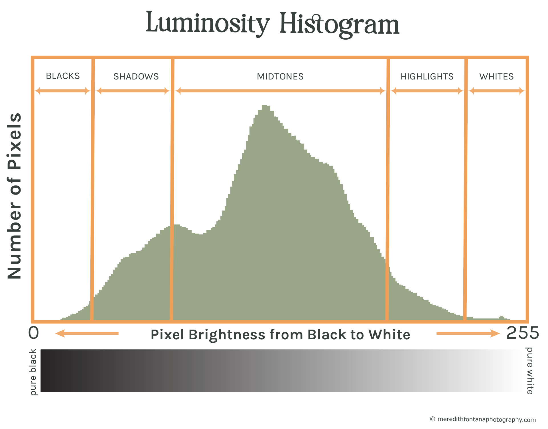 Luminosity histogram.