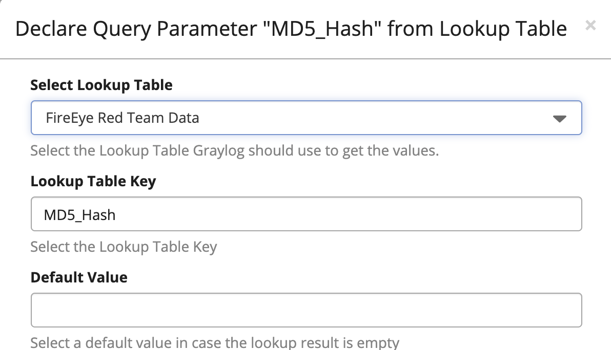 Graylog Alert Pop Out