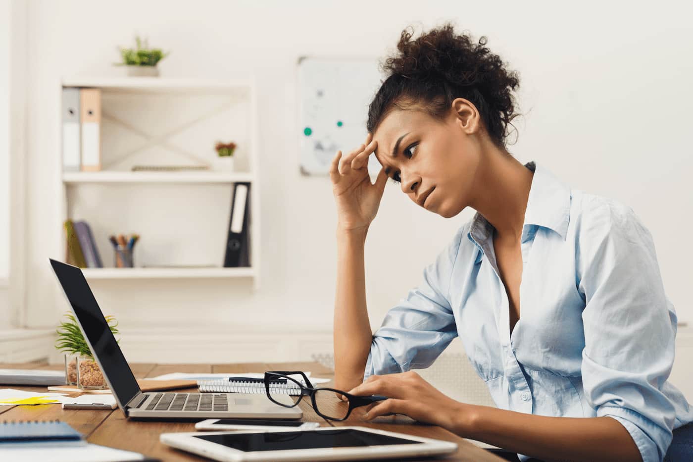 Property manager dealing with tenant eviction