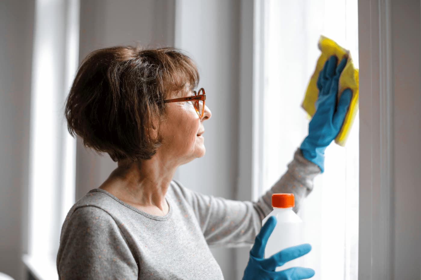 cleaning at a rental home before tenant move-in