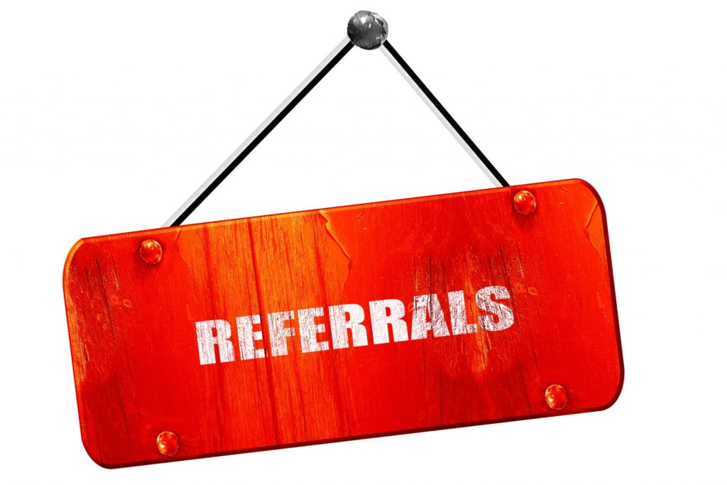 Asking for a referral