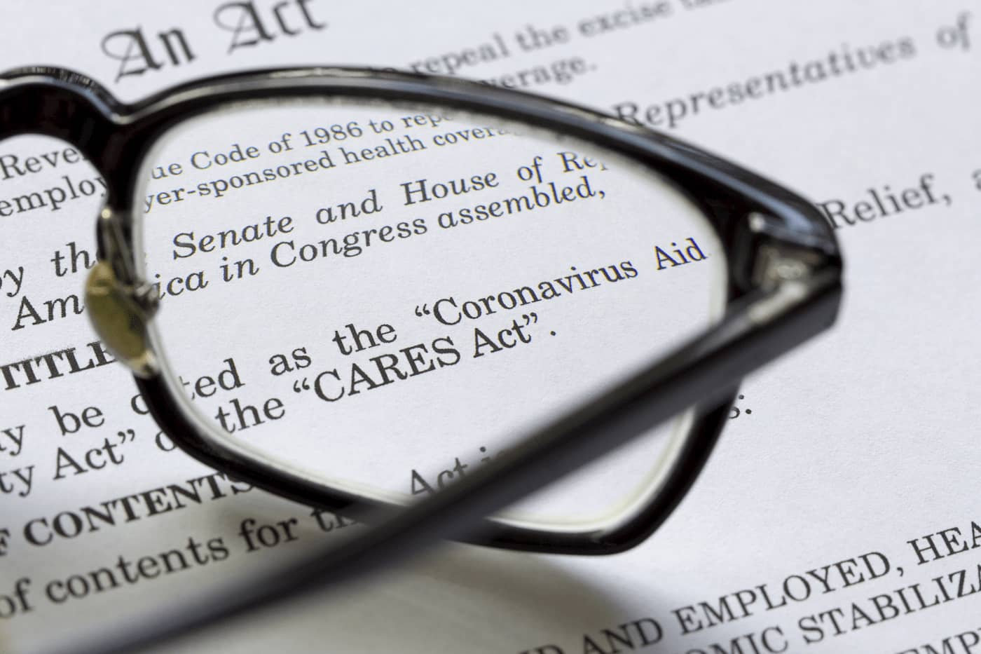 CARES Act halt on residential evictions