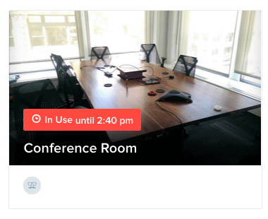 Occupancy detected in the conference room