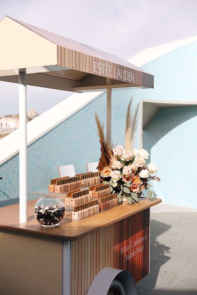 Estee Lauder Product Launch Branded Cart