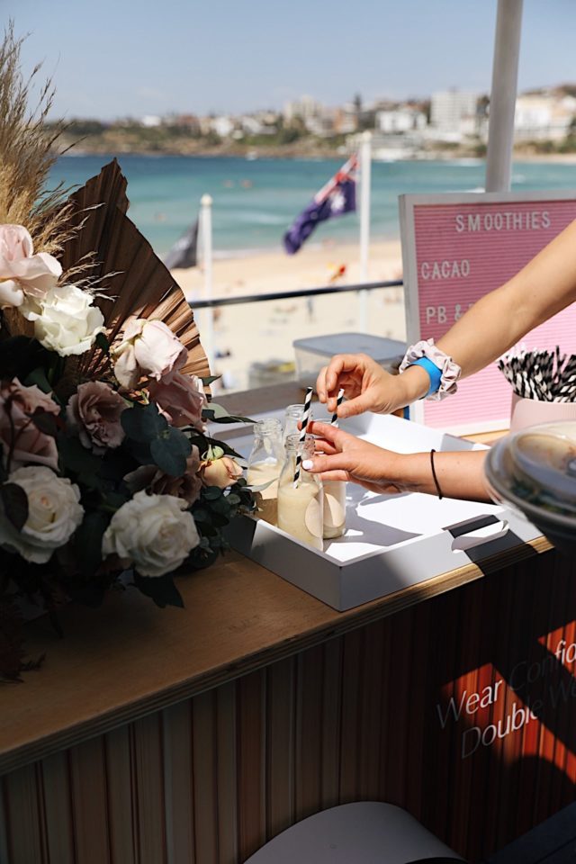 Estee Lauder Product Launch Smoothie Cart