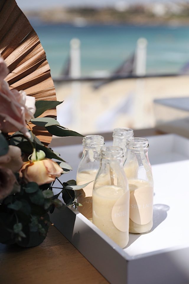 Estee Lauder Product Launch Branded Smoothies