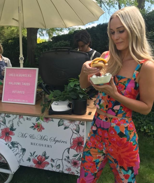 Woofys wedding catering cart