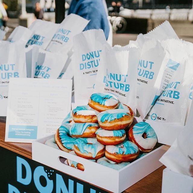 TAC Donut Disturb - brand activation - Woofys