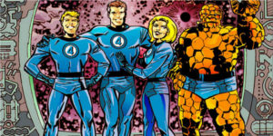 The Fantastic Four superhero team lineup