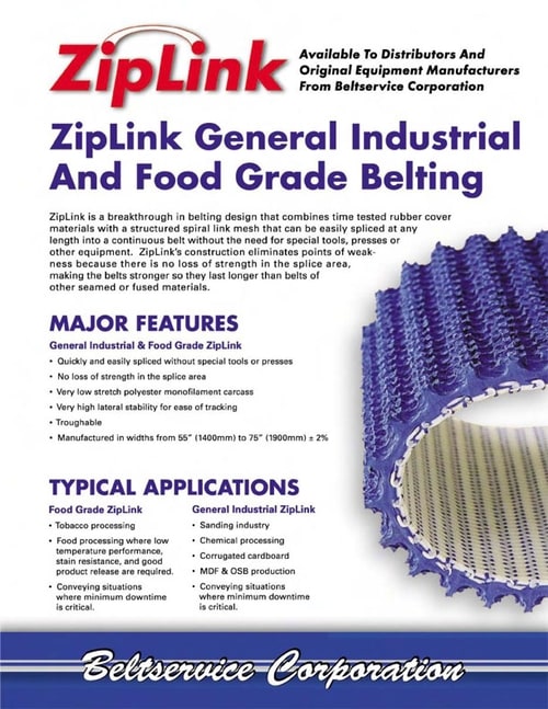 ZipLink Our Products Beltservice Corporation