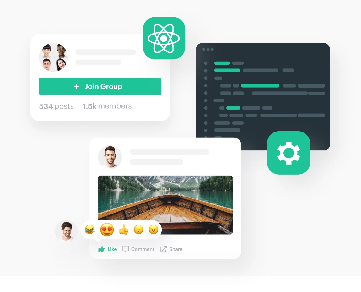 Social Media UI Kit for React Native apps Amity