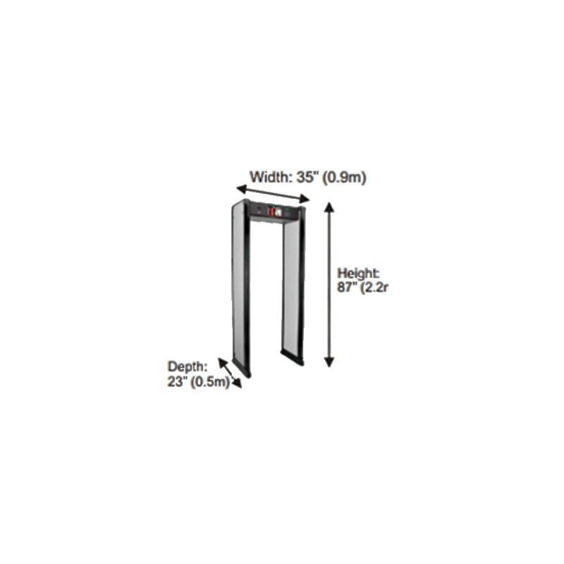 WTS18 Walk Through Metal Detector