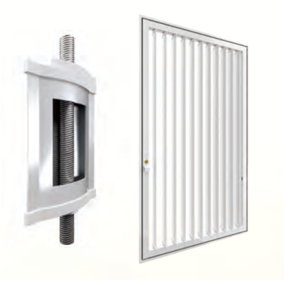 Blast Mitigation Window Blind