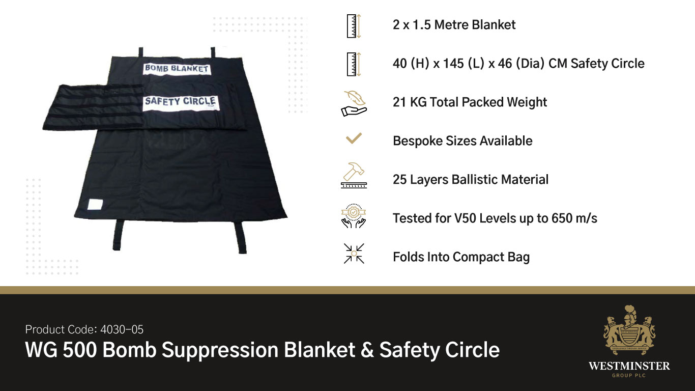 WG 500 Bomb Suppression Blanket & Safety Circle