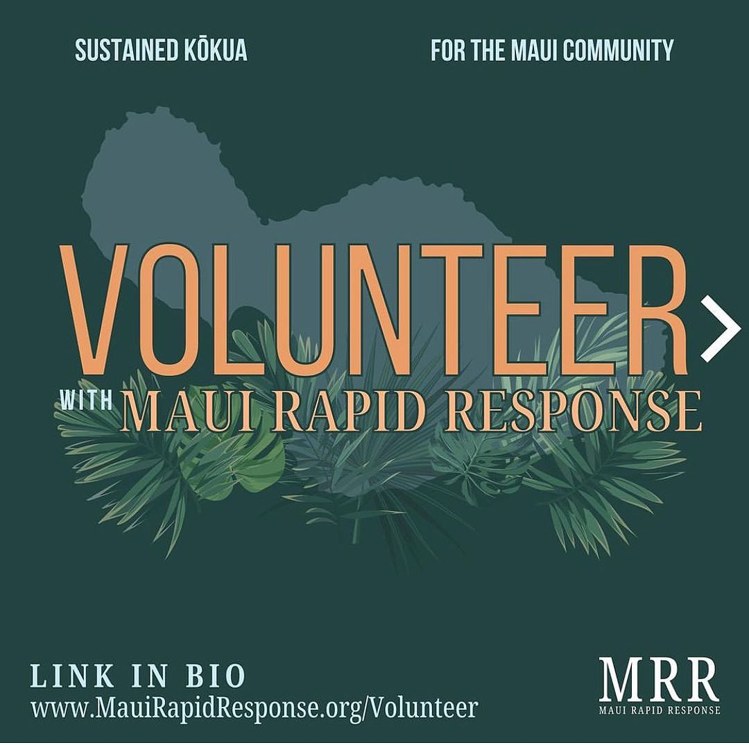 Resource: Volunteer with Maui Rapid Response