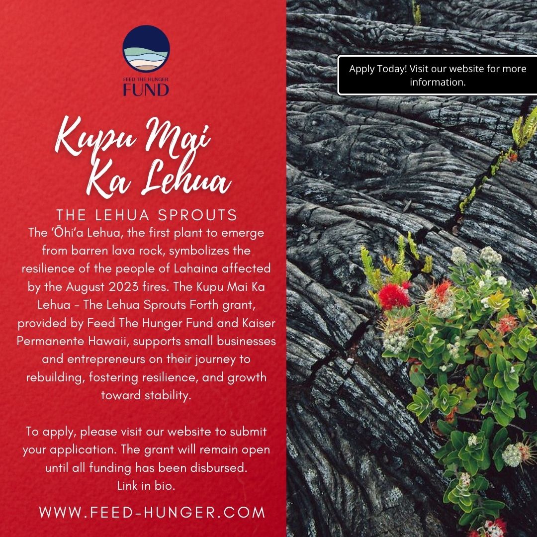 Resource Apply for a small business grant from Lehua Sprouts Forth Grant