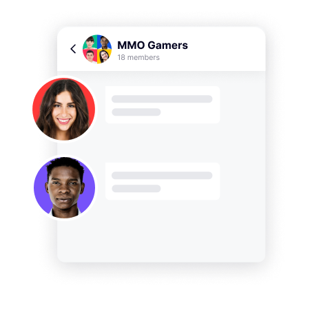 Chat tied to Groups