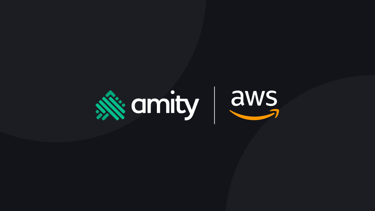 Amity and AWS logos