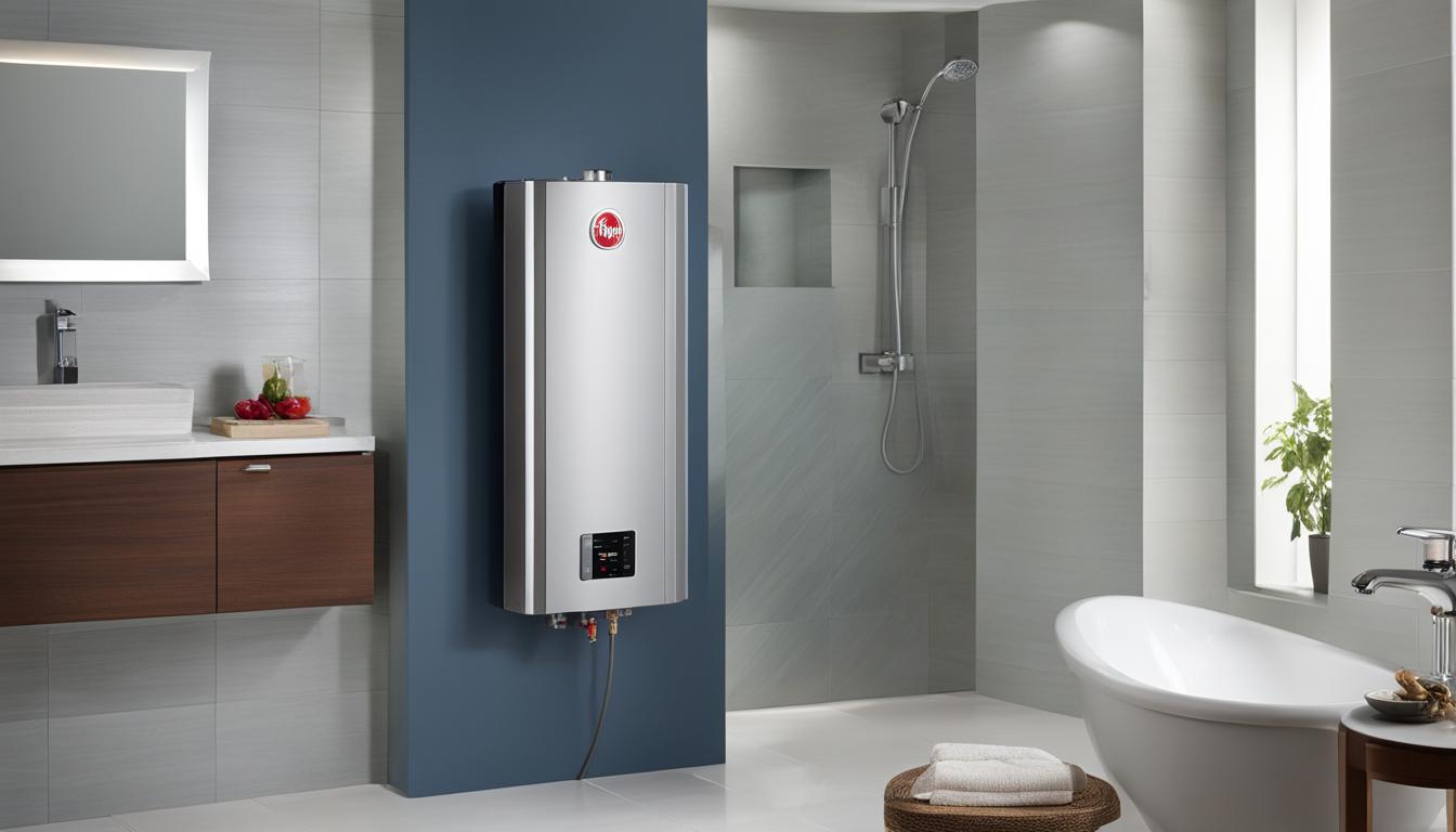 Experience Efficiency with our Rheem Tankless Hot Water Heater