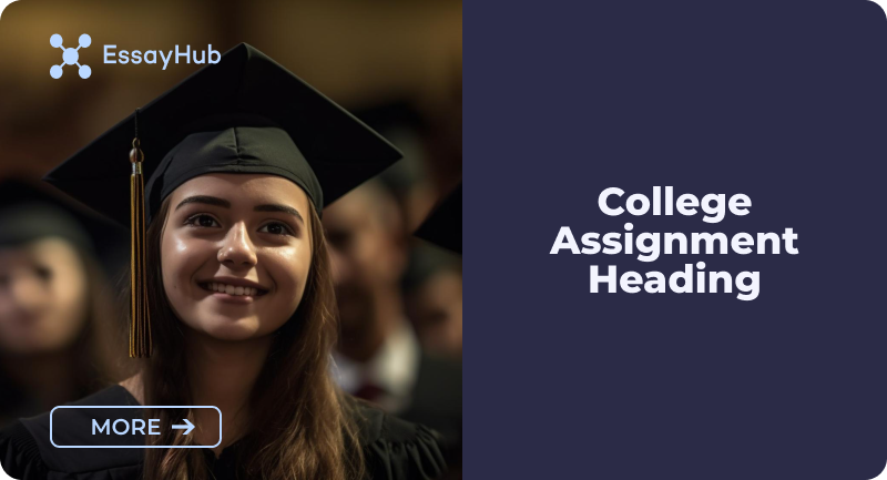 Why is it so crucial to get the college assignment heading right? Let's ...