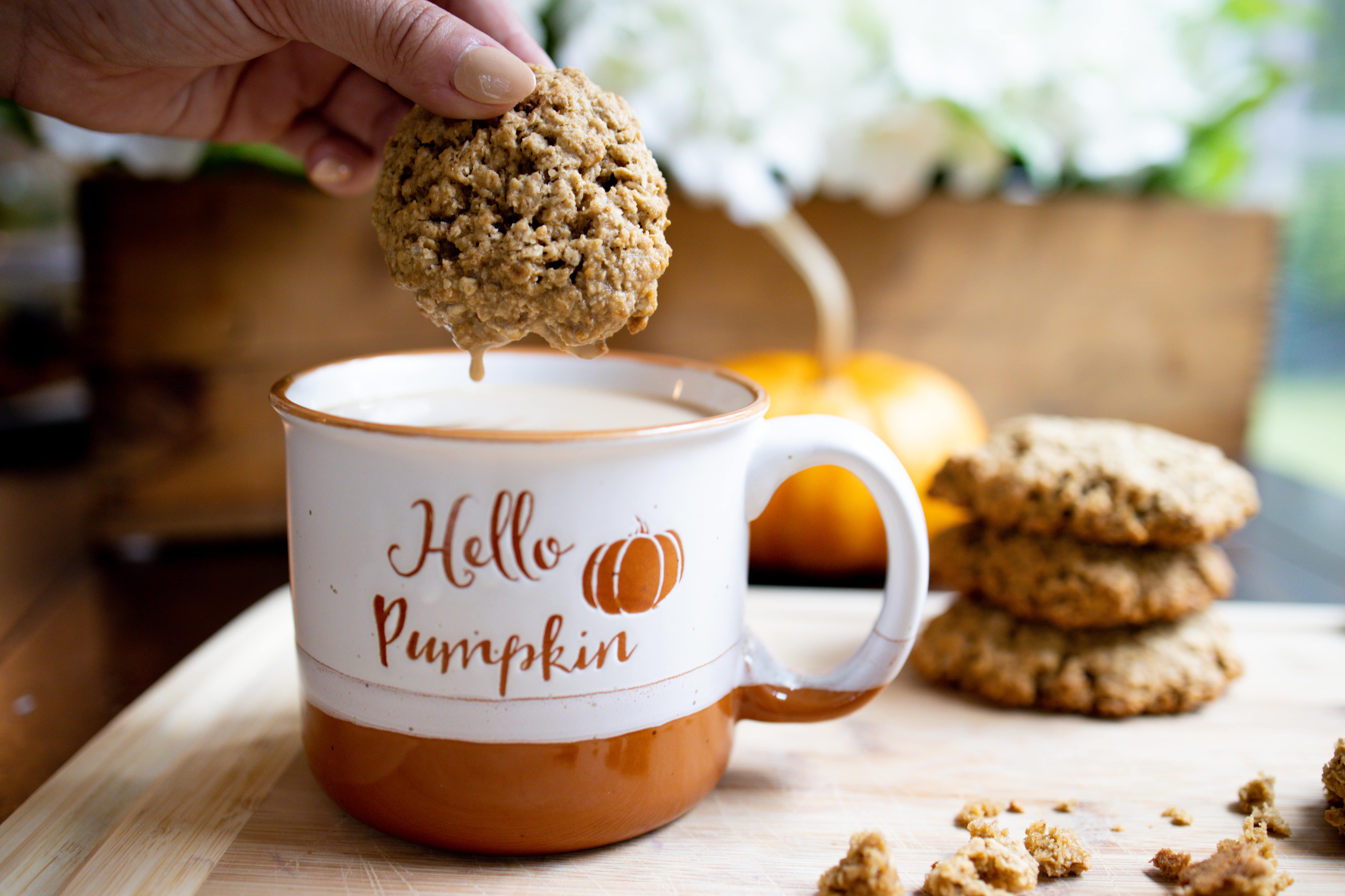 Pumpkin Oatmeal Cookies Recipe Flourish Flour