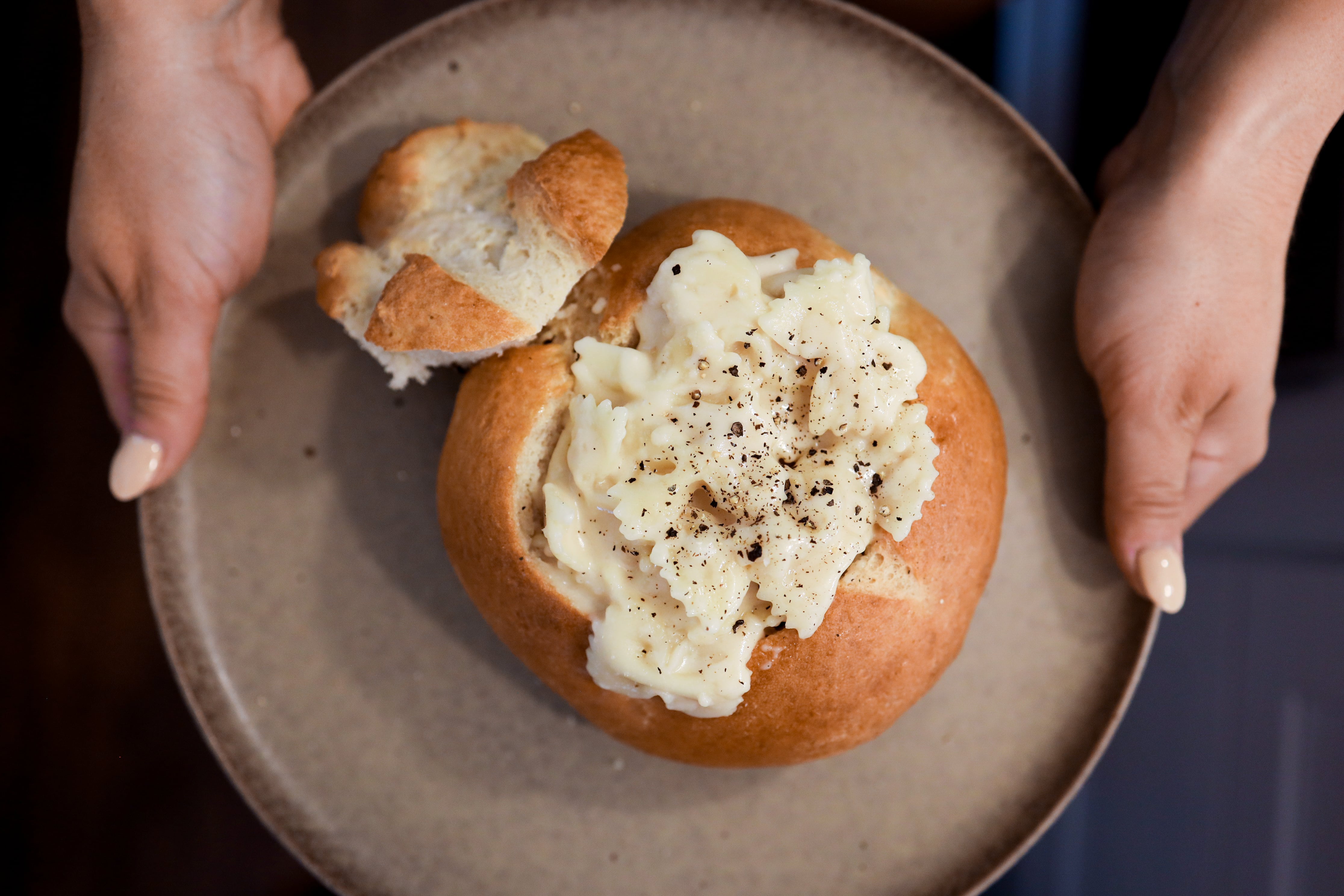 Mac & Cheese Breadbowl Recipe Flourish Flour