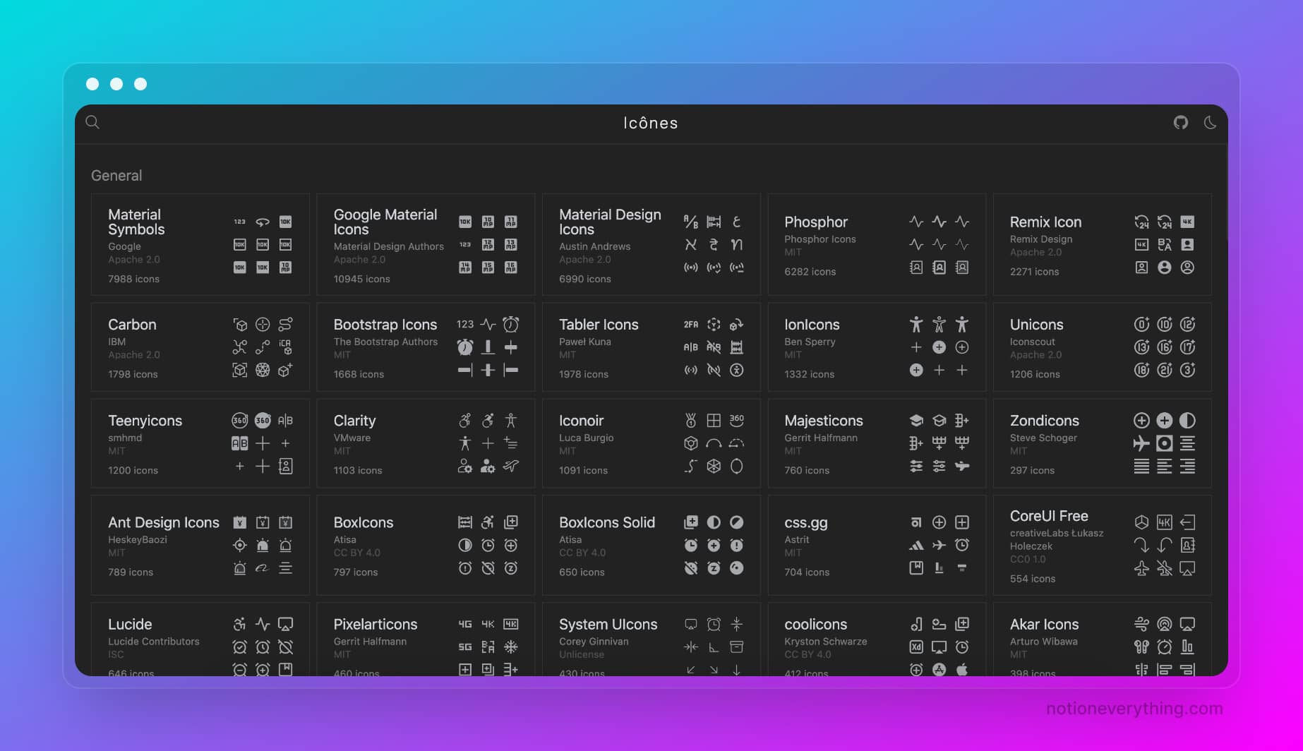 Notion icons: 15 FREE icon libraries for Notion