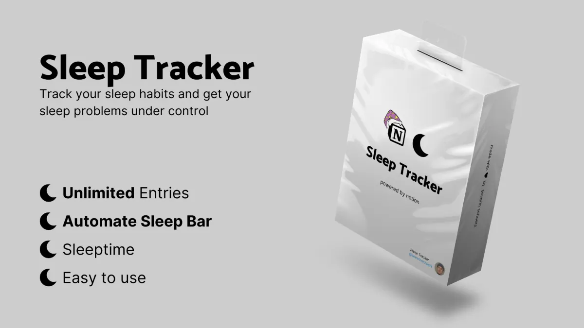 Sleep Tracker Notion Everything