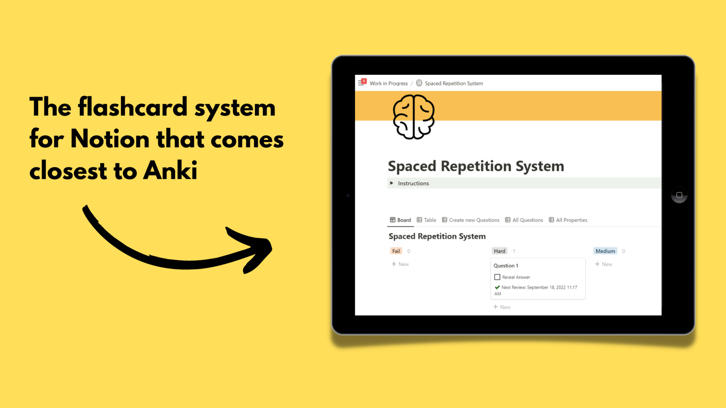 Spaced Repetition Flashcards for Notion Notion Everything