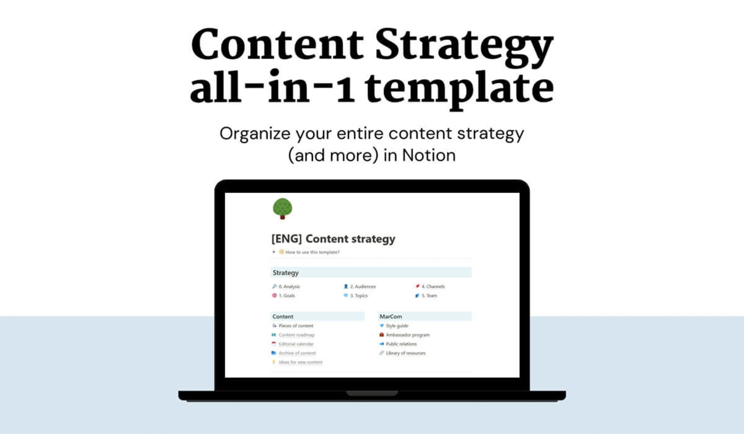 Content Strategy all-in-1 template