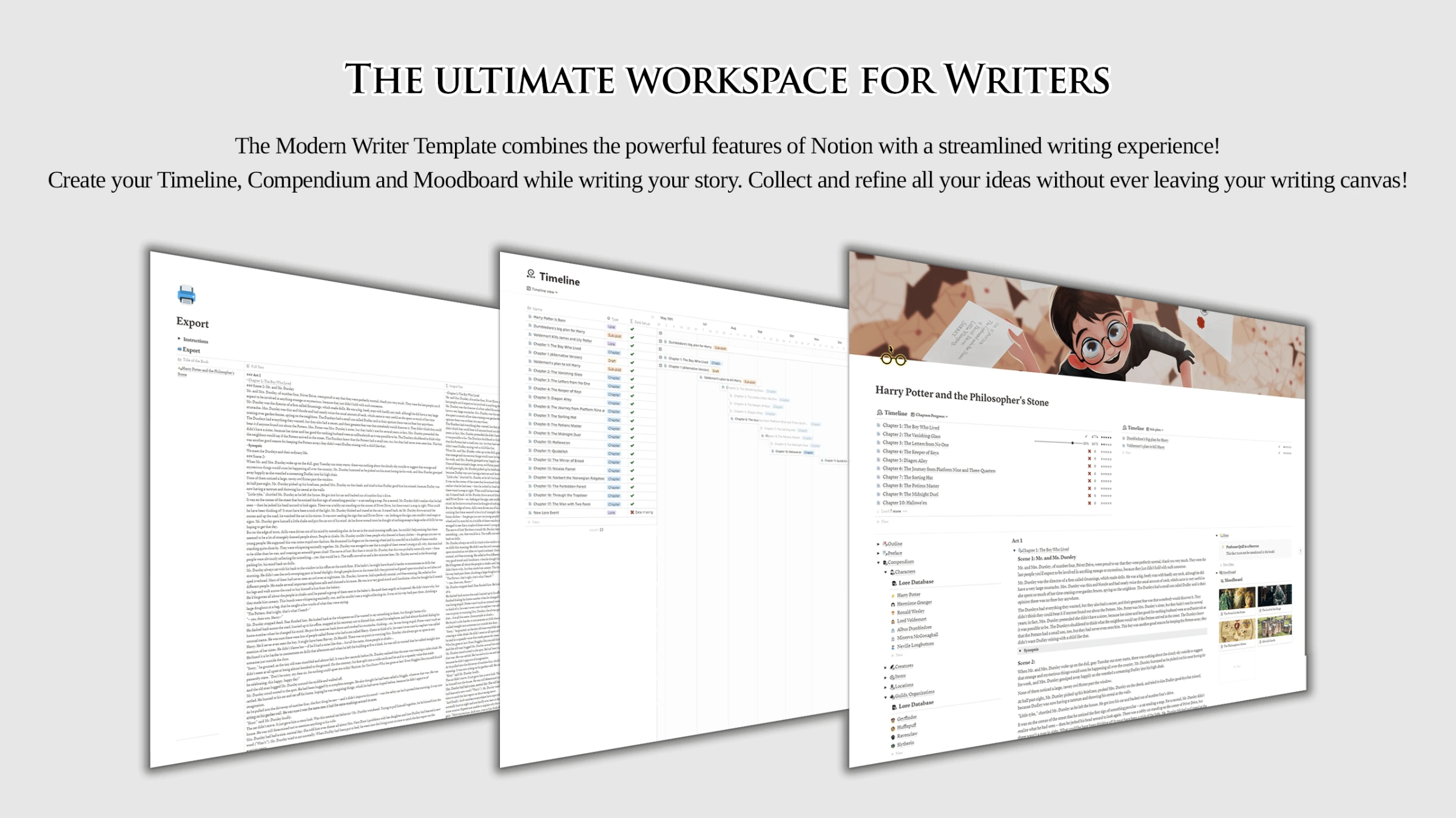 The Modern Writer Notion Everything