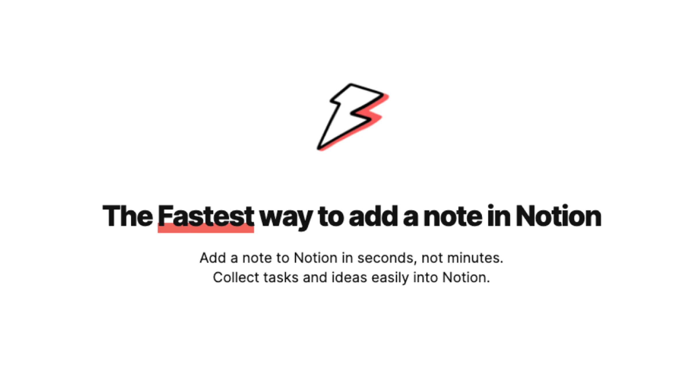 Notion Quick Add