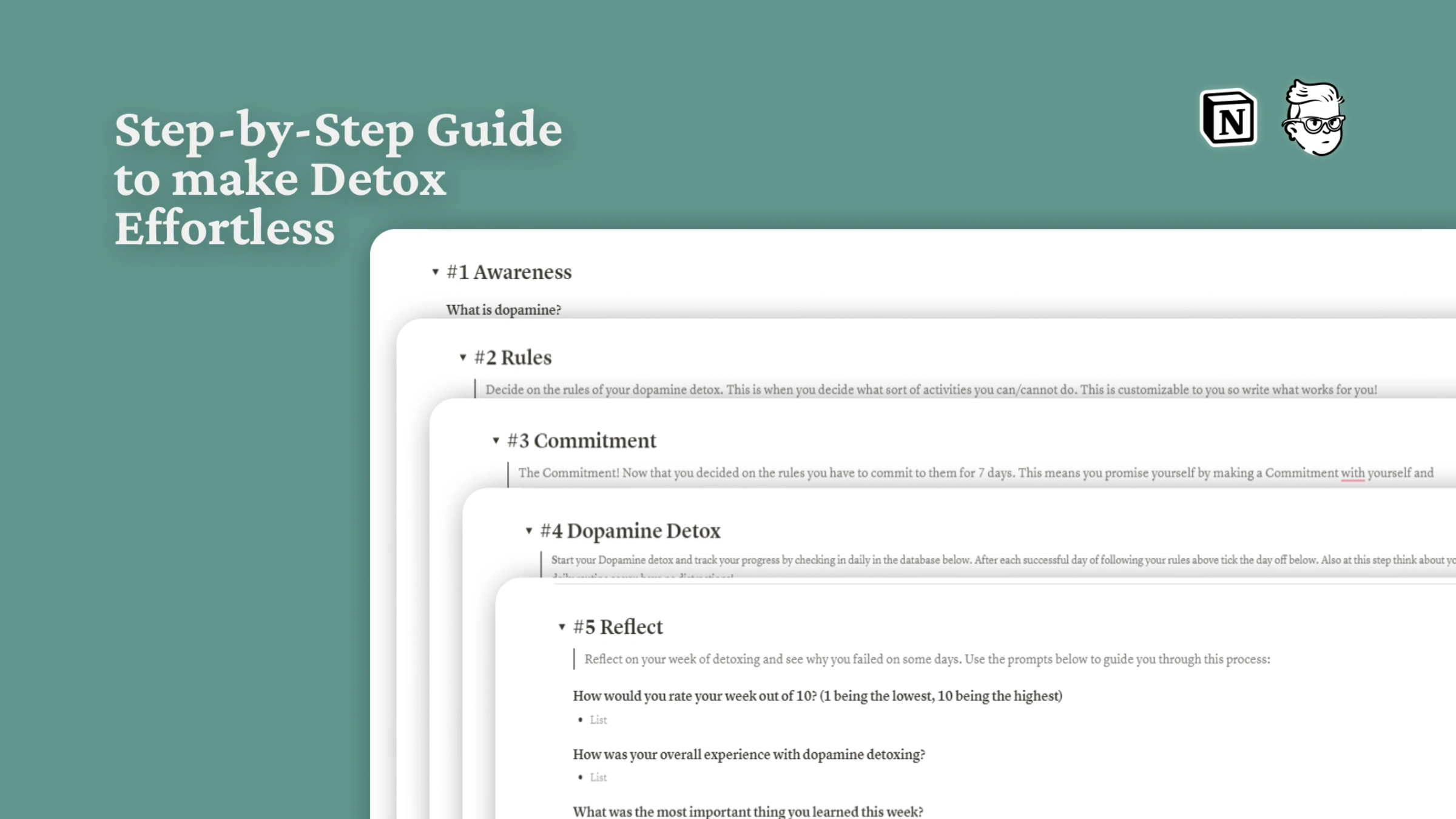 Dopamine Detox Notion Template Notion Everything