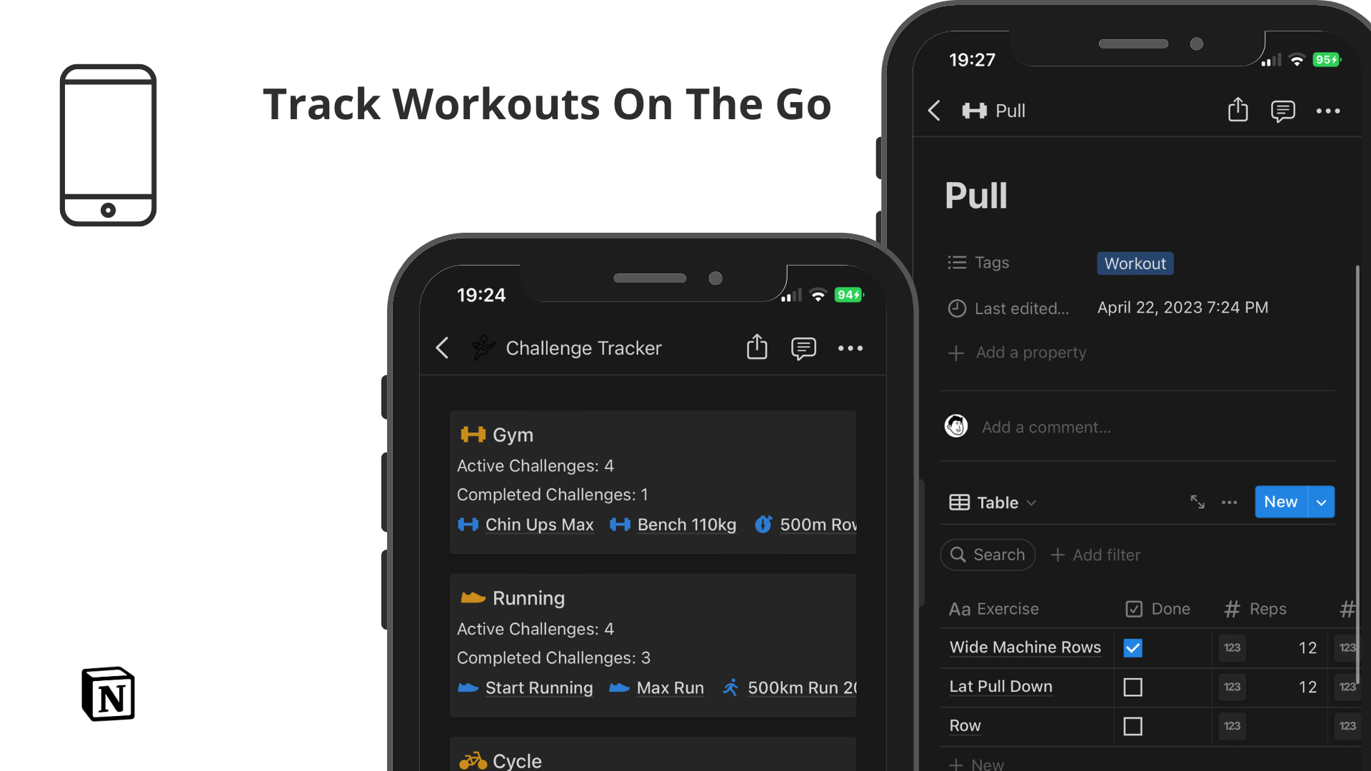 Health & Fitness Tracker OS Notion Template Notion Everything