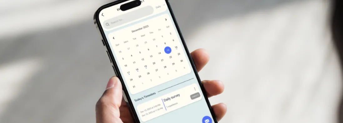 Ecological Momentary Assessment ExpiWell App