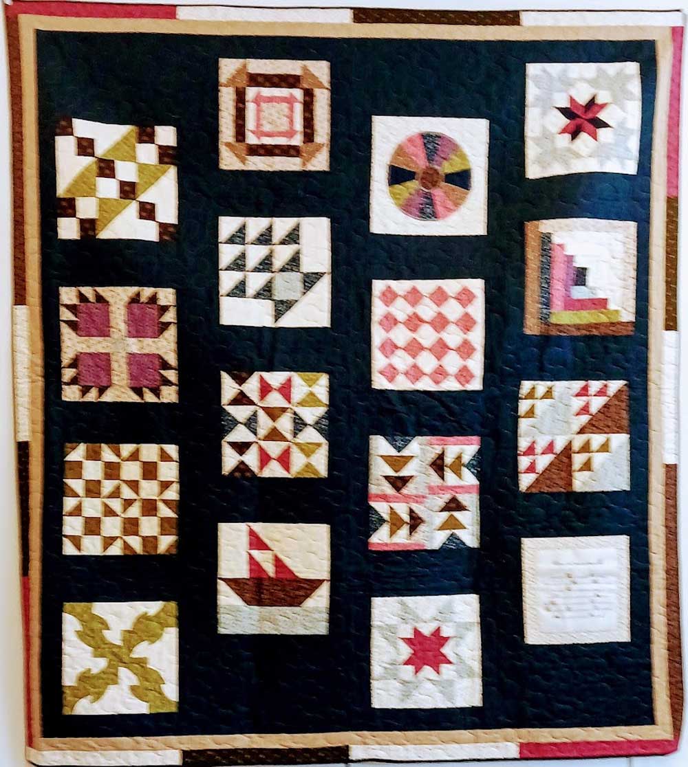 Underground Railroad Quilt Kuumba Afrikan American Quilting Guild of Richmond, Virginia, at