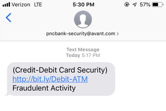 Blog: Scam Alert - PNC Texting Bank Scam