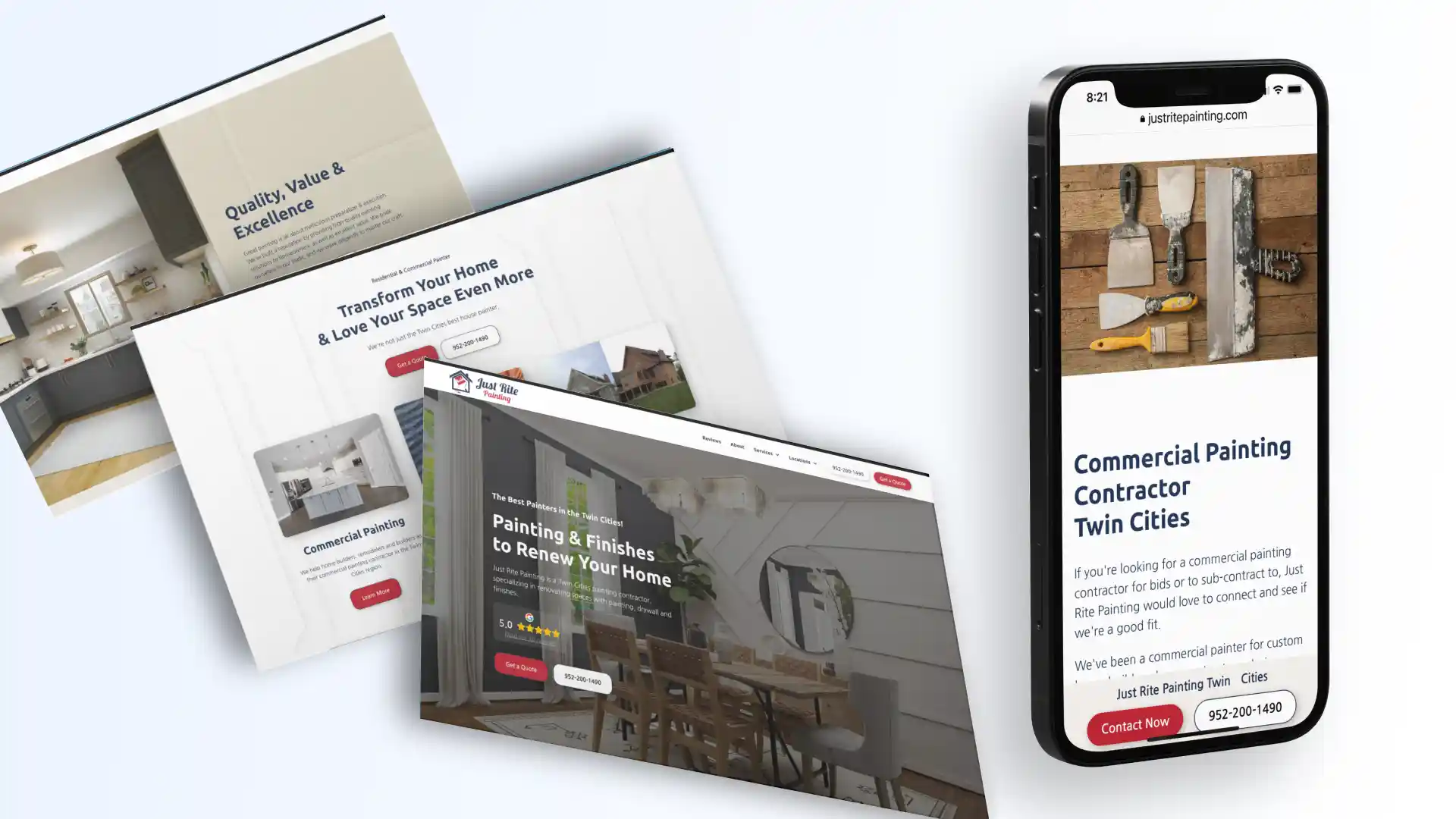 See Website by Feedbackwrench: Web Design & Marketing for Painting ...